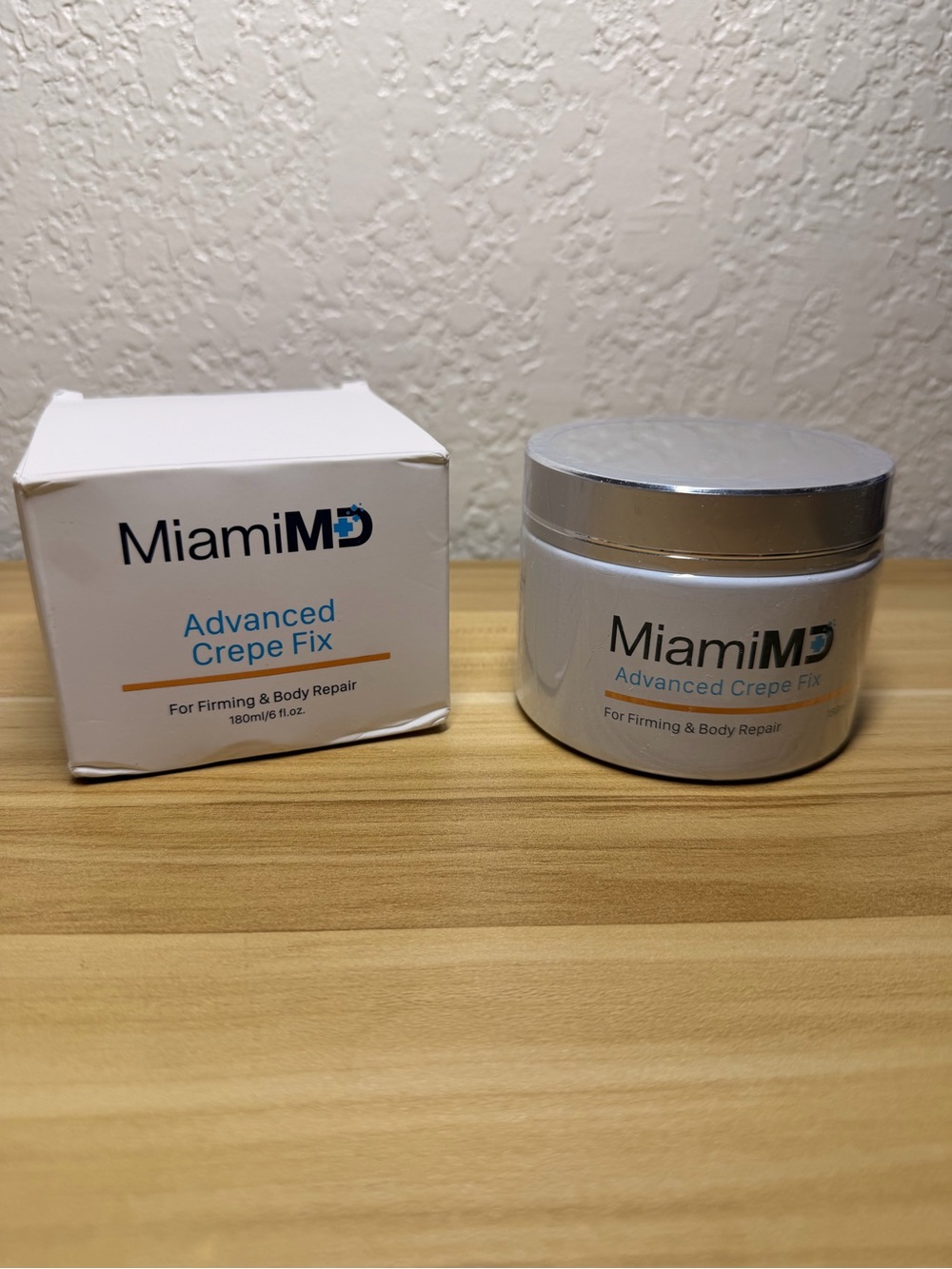 MiamiMD Advanced Crepe Fix Cream Moisturizer Jar 6oz/180ml New Sealed